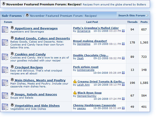 Featured Forum November